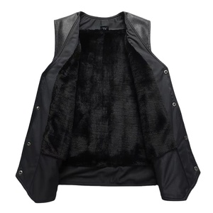 Gilet en cuir léger pour homme, approvisionnement direct usine, tendance, meilleures ventes, prix abordable, OEM - Product Image 1