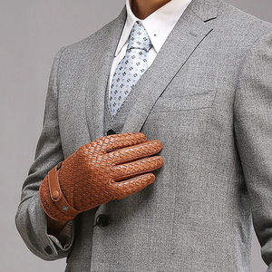 Guantes de cuero hechos a la moda de calidad, venta al por mayor, precio barato, superventas para el día a día, al aire libre, invierno, escenas de fiesta informales, longitud de muñeca - Product Image 2