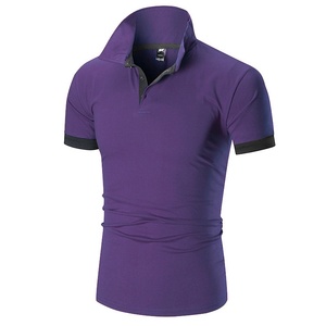 <b>Polo</b> Shirts for <b>Men</b> Short Sleeve Golf V-<b>neck</b> Moisture Wicking Tennis Shirt <b>Polo</b> T-Shirts Custom Logo T-shirts - Product Image 2