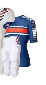 ชุดยูนิฟอร์มอเมริกันฟุตบอลแขนสั้นพิมพ์ลายระบายอากาศได้ดีสั่งทำคุณภาพสูงสำหรับผู้ชายปี 2026 - Product Image 3