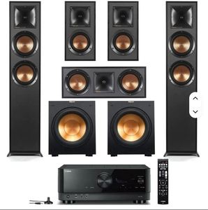 La Mejor Oferta para el Nuevo Sistema de Cine en Casa Klippsch Reference 5.2 con Receptor Yamaha - Product Image 1