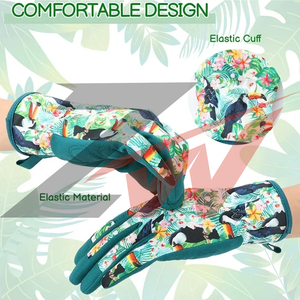 Gants de jardinage professionnels anti-épines pour la taille des roses avec protection du bas du bras, en cuir, pour hommes et femmes - Product Image 1