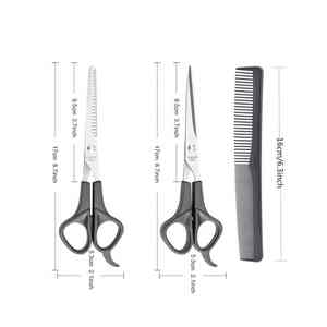Kit professionnel de ciseaux de coupe de cheveux en acier inoxydable manche en plastique taille 6.5 pouces meilleure qualité à bas prix fournisseur Pakistan - Product Image 2