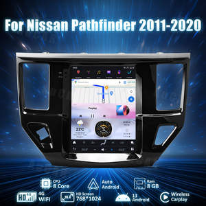 AuCar 10.4 "Android 13 Tesla tarzı ekran araba Stereo Video <span class=keywords><strong>DVD</strong></span> OYNATICI <span class=keywords><strong>Nissan</strong></span> <span class=keywords><strong>Pathfinder</strong></span> 2011-2020 için GPS navigasyon araba radyo - Product Image 4