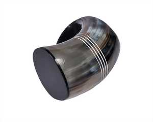 Haute qualité fabriqué à la main Viking sculpture en céramique corne à boire tasse hautement polie corne naturelle inde pour vin bière tasse soucoupe - Product Image 5