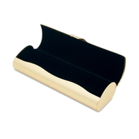 Étui à lunettes en aluminium à motif gaufré personnalisé, plusieurs couleurs, rigide, 15,1x5,5x3cm, OEM/ODM disponible, design personnalisable
