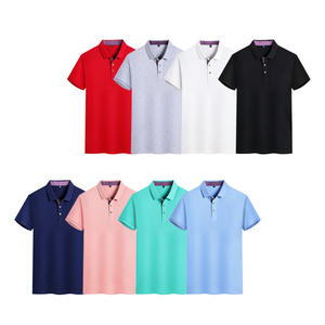 เสื้อโปโลสำหรับผู้ชายเสื้อกอล์ฟแขนสั้นดีไซน์ตามสั่งผ้าถักแบรนด์ของตัวเอง - Product Image 2