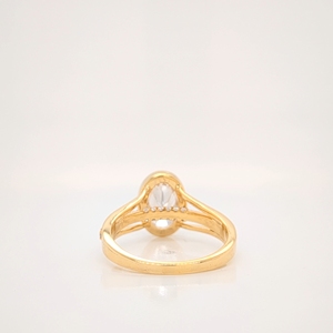 แหวนหมั้นมอสซาไนต์ทรงรี 2.50 กะรัต ยี่ห้อ Lurba Jewels พร้อมใบรับรอง ตัวเรือนทองคำขาว 14K สไตล์วินเทจ ประดับเพชรรอบวง สำหรับงานแต่งงาน งานฉลองครบรอบ - Product Image 5