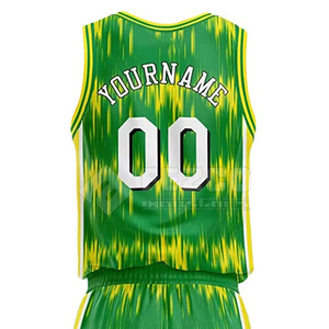 Créez votre propre logo sur des uniformes de basket respirants, grandes tailles, 100% polyester, motif uni, faible MOQ - Product Image 6
