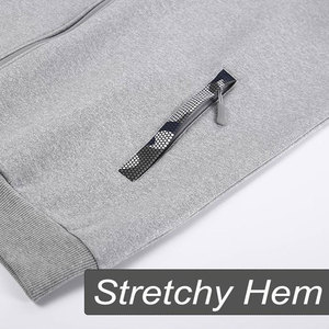 Trajes de pista para correr ligeros de alta calidad para hombres, cremallera cómoda, cantidad a granel, estilo adecuado con pantalones de chándal inferior 2025 - Product Image 3