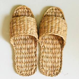 Cheap price women summer <b>slide</b> <b>slippers</b> made in Vietnam weave water hyacinth <b>slipper</b> sandal - Product Image 3