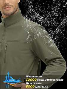Meilleure qualité Vestes Softshell pour hommes Fabriquées au Pakistan Veste Softshell légère avec logo personnalisé - Product Image 3