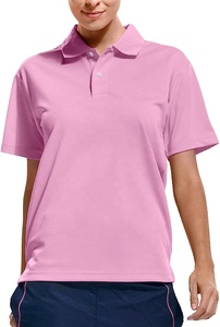 Comfortable Promotional Good Quality Young Ladies <b>Women</b> Shirt Clothing Casual <b>Polo</b> Shirt - Product Image 2