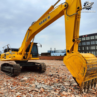 Excavatrice sur chenilles Komatsu PC450 de 45 tonnes, grande pelle minier lourde avec moteur SAA6D125E5, excavatrice de construction japonaise d'occasion