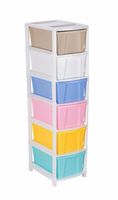 Organizador Modular Apilable de PP, Resistente, Libre de BPA, con Cajones de 3L, 4L y 5L, para Niños, Hogar, Oficina y Baño