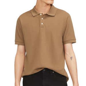 Tricoté anti-rides de luxe pour hommes 100% coton à manches courtes pour chemises Logo personnalisé de haute qualité - Product Image 4