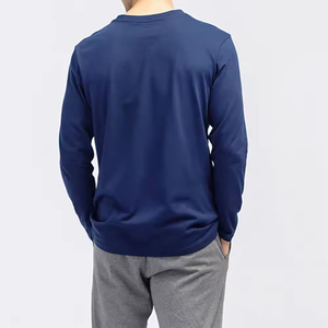 T-shirt à manches longues pour homme, style décontracté, couleur personnalisée, fabricant pakistanais, confortable, en laine peignée, 100% coton, écologique, séchage rapide - Product Image 2