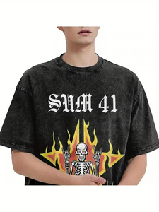 Nouveau style de t-shirt pour hommes court personnalisé nouveau design coton de bonne qualité stock ample, vêtements en vrac, mélange de vêtements en balle, vêtements d'occasion - Product Image 4