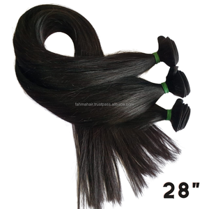 8A Grade Natural <b>Remy</b> <b>Human</b> <b>Hair</b> <b>Extensions</b> Sustainable Environment Friendly Soft Shiny Cuticle Aligned Weft in Natural Color - Product Image 4