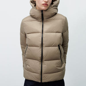 Chaqueta larga acolchada para hombre, moda de invierno 2025, elegante diseño personalizado, cortavientos de lona de lana calentada, precio al por mayor, tela - Product Image 4