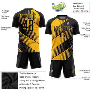 Conjunto de uniforme de fútbol de primera calidad diseñado para brindar comodidad y rendimiento atlético, conjuntos de uniformes de fútbol de calidad profesional. - Product Image 2