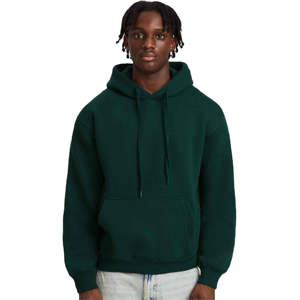 Sweat à capuche en molleton 100% coton pour homme, coupe régulière, uni, vêtements de rue d'hiver, design personnalisé à épaules tombantes, broderie, séchage rapide - Product Image 1