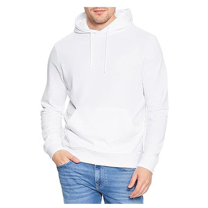 Sweat-shirt et pull à capuche pour homme en tissu tricoté, manches longues, écologique, respirant, impression de logo personnalisée avec poche - Product Image 6