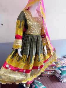 Colección étnica afgana mujeres último estilo Kuchi vestido Koochi boda Salwar Kameez Shalwar fiesta desgaste tela gasa Eid - Product Image 4