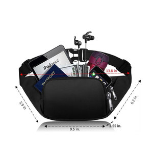 กระเป๋าคาดเอวแบบปรับได้, ทนทาน, กันน้ำสำหรับการเดินทางออกกำลังกาย - Product Image 3