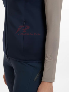 Vente en gros de veste d'équitation pour femme ultra légère tissu extensible respirant régulation thermique coupe élégante entraînement équestre - Product Image 2