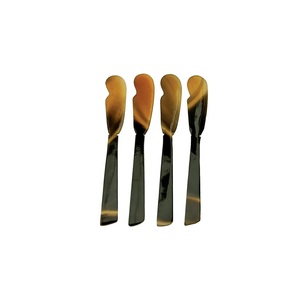 Couteaux à beurre en corne naturelle Cuillère en corne de boeuf Cuillère en corne écologique naturelle Articles de coutellerie Produits à la main - Product Image 1