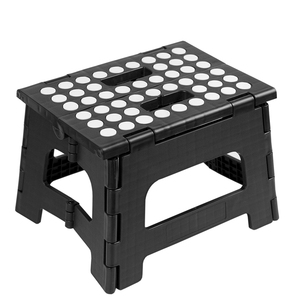 Venta al por mayor taburete de paso plegable para el hogar taburete de plástico resistente taburete de paso de un paso para niños y adultos 8 "con asa - Product Image 4