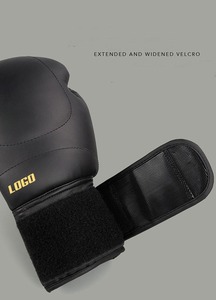 Guantes de Entrenamiento Profesionales Negros Mate con Soporte Acolchado Reforzado y Correas de Muñeca Ajustables para Ejercicio y Fitness - Product Image 3