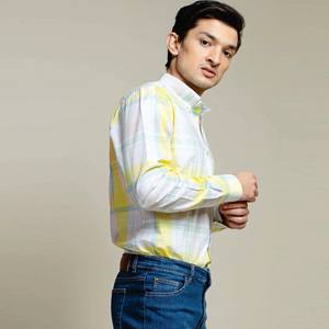 Chemise de travail à manches longues de haute qualité Chemise Slim Fit en coton et polyester Chemise à manches longues de travail pour hommes - Product Image 4