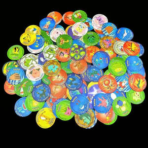 POGS TAZOS pour POKEMON CARJETAS REDONDES en plastique et en papier - Product Image 5