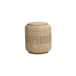 Silla de caña de ratán contemporánea, taburete de café hecho a mano, mesita de noche, muebles originales de Indonesia para el hogar para sala de estar, venta al por mayor - Product Image 1