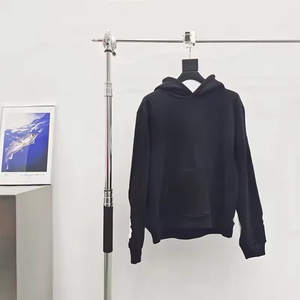 Thick Fleece Drop Shoulder Plain Blank Custom <b>Men</b> Hoodies Manufacturer High Quality Cotton Oversize Hoodies Customized OEM - Product Image 2