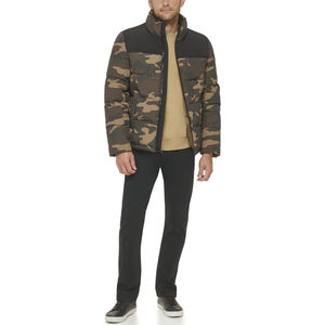 Blousons d'hiver pour hommes de haute qualité, nouveau design, col montant avec fermeture éclair intégrale en toile, mode d'extérieur - Product Image 5