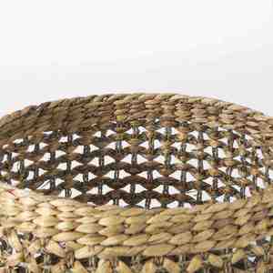 Vietnam High Quality Best Choice Handcrafted <b>Rattan</b> <b>Storage</b> Basket Sustainable Circle Design for Indoor Green Living Space - Product Image 4