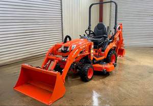 Cargador frontal para tractor cortacésped Kubota BX1880 de 23hp, minicargadora retroexcavadora con ruedas, componentes de motor usados. - Product Image 4