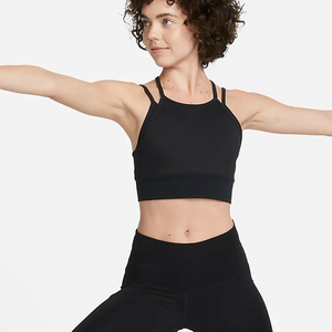 Soutien-gorge de sport léger sans couture pour femmes Fitness Yoga course hauts d'entraînement antichoc réglable dos nu Design respirant - Product Image 5