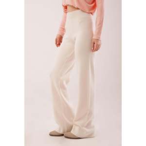 Pantalones de punto anchos Off-White al por mayor, de cintura alta y transpirables - Product Image 2