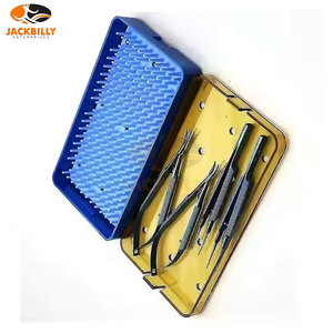 JACKBILLY Juego de 4 Instrumentos Quirúrgicos Ortopédicos Premium de Acero Inoxidable, Tijeras, Portaagujas, Kit de Herramientas Microquirúrgicas - Product Image 5