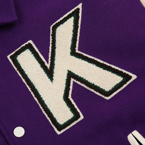 Veste de baseball à manches longues de style streetwear pour hommes, vente en gros personnalisée, veste vierge pour hommes, vente en gros 2025 - Product Image 3