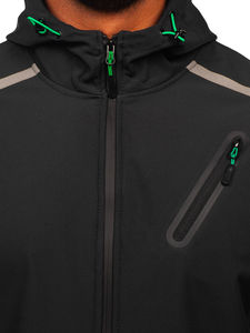 New Softshell Jacket Custom Design <b>Winter</b> <b>Work</b> <b>Wear</b> Men's Windproof Waterproof Fleece Lined Zip up Soft Shell Jacket - Product Image 4