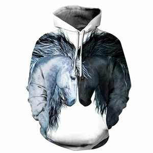 Suéter de gran tamaño personalizado Sudadera con capucha Impresión completa Sublimación digital Ropa de invierno - Product Image 2