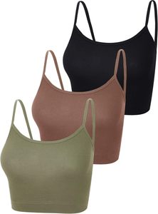 Débardeur en tricot pour femme, uni, doux, extensible, côtelé, basique, pour un usage quotidien décontracté, style tendance, vente en gros - Product Image 4