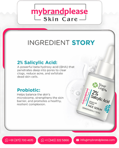 เซรั่มกรดซาลิไซลิก2เปอร์เซ็นต์พร้อมสารสกัดจากโปรไบโอติกขวด30มล. สำหรับบำรุงผิวริมฝีปาก - Product Image 5