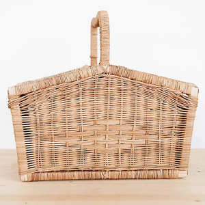 Best Selling Rattan <b>Picnic</b> <b>Hamper</b> <b>Baskets</b> Handbraided Wicker <b>Baskets</b> for Camping Wholesale From Vietnam Manufacturer - Product Image 2