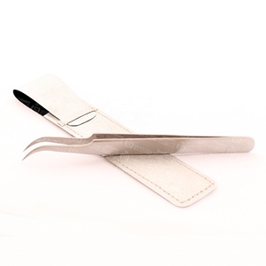 High Precision 1 Piece <b>Box</b> Packing Stainless Steel Eyelash Extension Tweezers Light Weight for <b>Makeup</b> Tool - Product Image 5